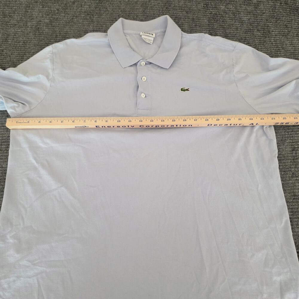 Lacoste Men's Size 7 2XL Light Blue Short Sleeve Polo - Picture 6 of 10
